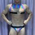 Men's Jockstraps Underwear Jock with Removable Codpiece 'Big Bulge' PU Men Sexy G String Thong Penis Pouch Strap Harness. 