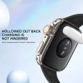 Tempered Glass+Case for Watch Fit 4 Pro Screen Protector Frame Bumper Cover for Watch Fit 4 Case.