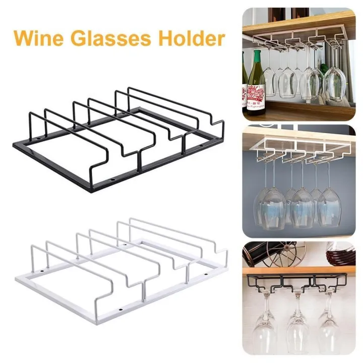 【Cp】 stainless steel wine glass hanger, stainless wine glass rack Holder