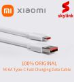 Mi 6A Type-C Fast Charging Data Cable 65W turbo charger support. 