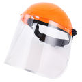 Transparent Full Face Shield Safety PC Head-mounted Eye Screen Hat Eye Protection Face Mask Motorcycle Face Mask Equipments. 