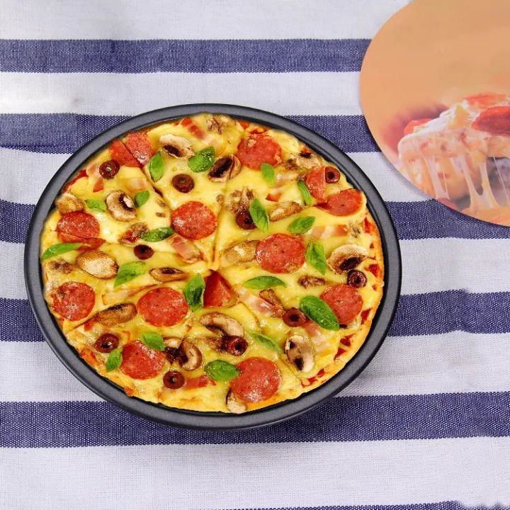 26cm%20Non%20-%20Stick%20Round%20Pizza%20Baking%20Tray%20-%20Image%204