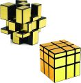 Gold Rubic Cube. 