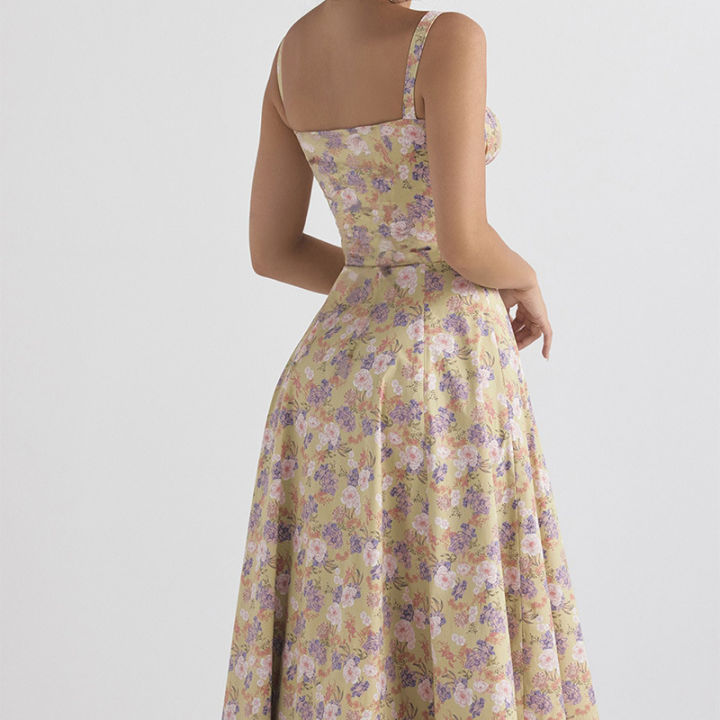 Summer%20Women%20flowers%20Print%20Long%20Dress%20Adjustable%20Straps%20Midi%20Corset%20Vacation%20Beach%20Dress%20Flowy%20Slit%20Lace%20Up%20Going%20Out%20Dresses%20-%20Image%205