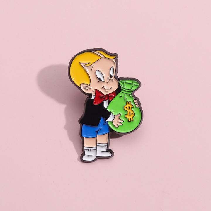 1pcs%20Cartoon%20Boy%20Money%20Bag%20Brooch%20Cartoon%20Peripheral%20Metal%20Badge%20Student%20School%20Bag%20Decoration%20Accessories%20Pendant%20Brooch%20-%20Image%203