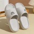 Summer Fashion Men's Slippers Printting Little Bear Sandals Indoor Bathroom Non-slip Soft Women Dormitory Casual Shoes Couple. 