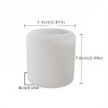 Striped Candle Cup Silicone Mold DIY Gypsum Concrete Jewelry Storage Jar Home Decoration Ornament Resin Mold Handicrafts Casting.