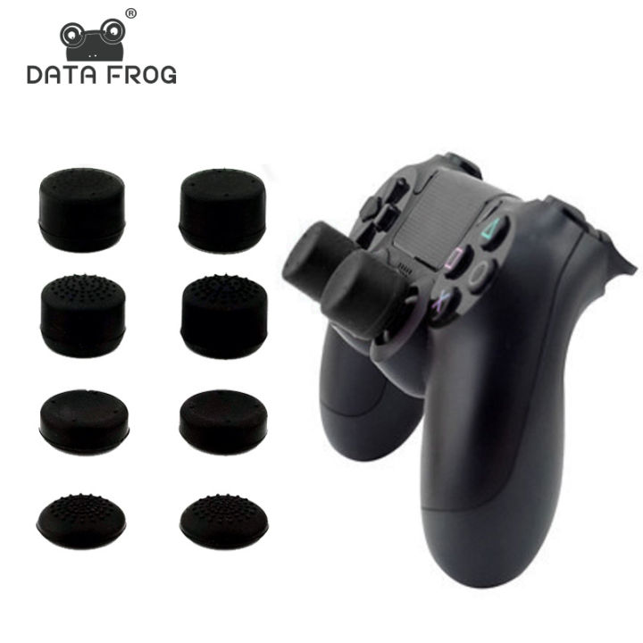 DATA FROG 8Pcs Silicone Analog Thumb Stick Controller Grip For