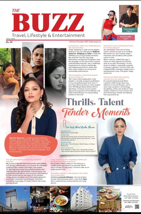 The Buzz (Travel, Lifestyle & Entertainment), December Issue, Monthly Tabloid