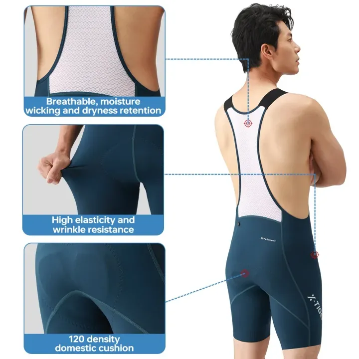 X-TIGER%20Cycling%20Bib%20Pants%20120%20High%20Density%20Cushion%20Men's%20Cycling%20Shorts%20Road%20Bike%20MTB%20Cycling%20Pants%20Sports%20Fitness%20Casual%20Pants%20-%20Image%205