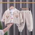 Baby Sets 2025 New Clothes Spring Autumn Leisure Set Coat+Pants Two Piece Set Boys Girls Jacket Fashion Korean Version Clothing.