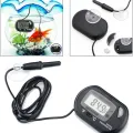 Digital Aquarium Thermometer with Probe Suction Cup Fish Tank Water Electronic Thermometer Measurement Degrees Celsius ℃. 