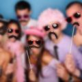 Creative Wedding Party Handheld Photo Props Bride and Groom Team Shooting Decorations Funny Birthday Party DIY Shooting. 