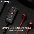 Original HyperX USB AMP 7.1 Surround Sound Card Wired Control Game Sound Card for HyperX Cloud II Gaming Headset PC/PS4/XBOX.