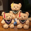 Doctor's Clothing Teddy Bear Doll Plush Toy Small Sitting Bear Doll Stuffed Animals Boys Girls Students Graduation  Kids. 