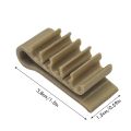 Hat Clip Golf Seat Holder Fits Brimmed Hats Visors Holds 5 Golf Seats For Quick Access Portable Golf Tee Clip Golf Accessories.