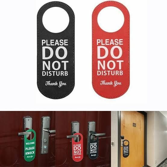 Door tag Door sign do not disturb 30 pcs