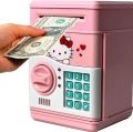 Electronic Piggy Bank, Mini ATM Machine, Money Bank Cash Coins Saving Box for Kids. 