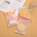 Ring pull mesh Japanese laundry soap hand wash mesh soap face wash mesh support net weight foam facial soap. 