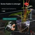 Aquarium Plant Basket Transparent Fish Tank Hanging Decorations Pot Aquatic Plants Holder Aquatic Plant Cup Fish Tank Planter. 