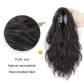 Short Curly Synthetic Wig Ponytail Natural Curly Claw Clip Ponytail Hair Extension Female Grip High Ponytail With Mini Gripper. 