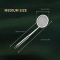 1pc Fat Skimmer Spoon, Stainless Steel Fine Mesh Skimmer, Strainer Spoon For Removing Grease Fat And Foam, Kitchen Tools. 