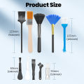 10Pcs PC Laptop Keyboard Computer Cleaning Set Car Phone Shaver Brush Kit Dust Brushes Cleaner Small Tools Household Accessories.