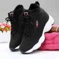 2024 Winter Women's Vulcanize Shoes Non-slip Waterproof Casual Shoes Warm Plus Cotton Sneakers Fashion Thick Sole Sport Shoes. 