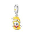 Original 925 Sterling Silver Cute Baby Wisher Charms Beads Fit DIY For Women Girls Fine Birthday Family Pretty Jewelry. 