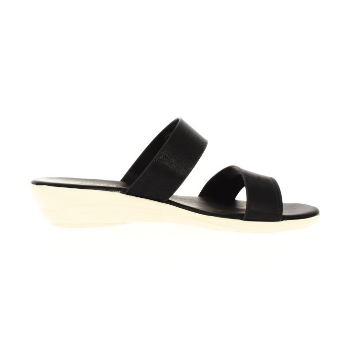 samsons%20Women%20Casual%20Toe%20Ring%20Wedges%20BLACK%20-%20Image%203