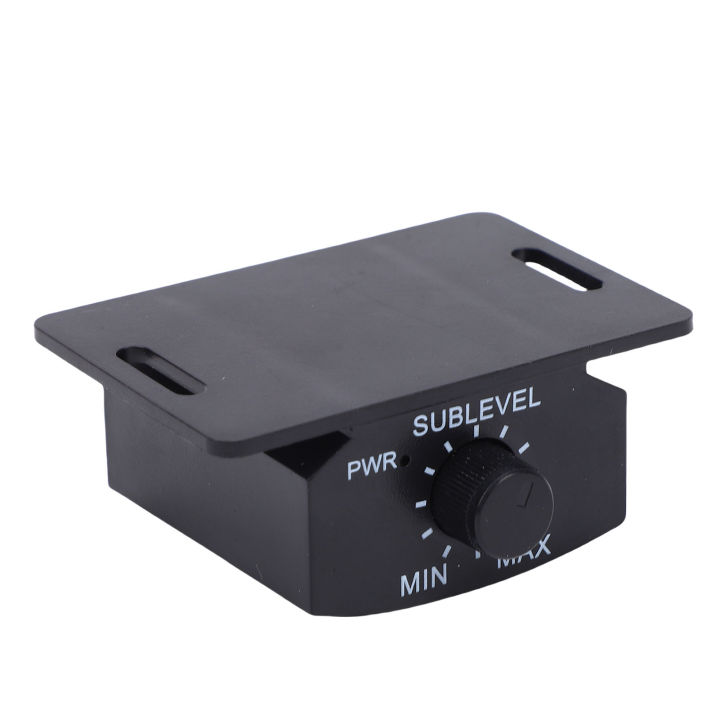 Universal%20Bass%20Control%20Knob%206%20Pin%20Subwoofer%20Volume%20Controller%20with%2013ft%20Extension%20Cord%20Compatible%20with%20Most%20Car%20Amplifier%20Black%20-%20Image%202
