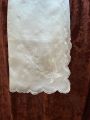 embroidered cutwork dupatta. 