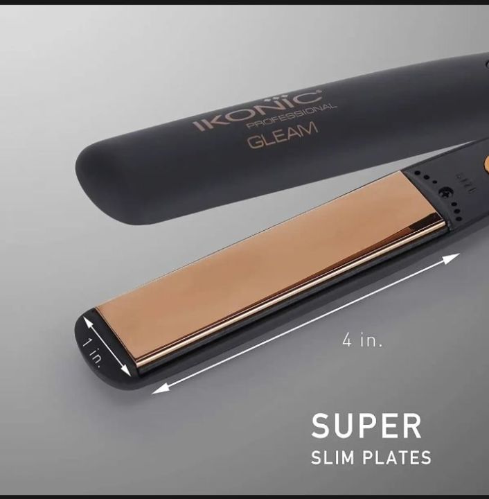 Ikonic%20Professional%20Gleam%20Rose%20Gold%20hair%20straightener%20Iron%20-%20Image%203