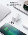 💯 Original Anker USB C GaN Charger 30W, 511  Nano 3 Pro, PIQ 3.0 Foldable PPS Fast Charger,for Pixel 8 Pro, 7 pro ,6 Pro, Universal Compatibility PD Changing. 