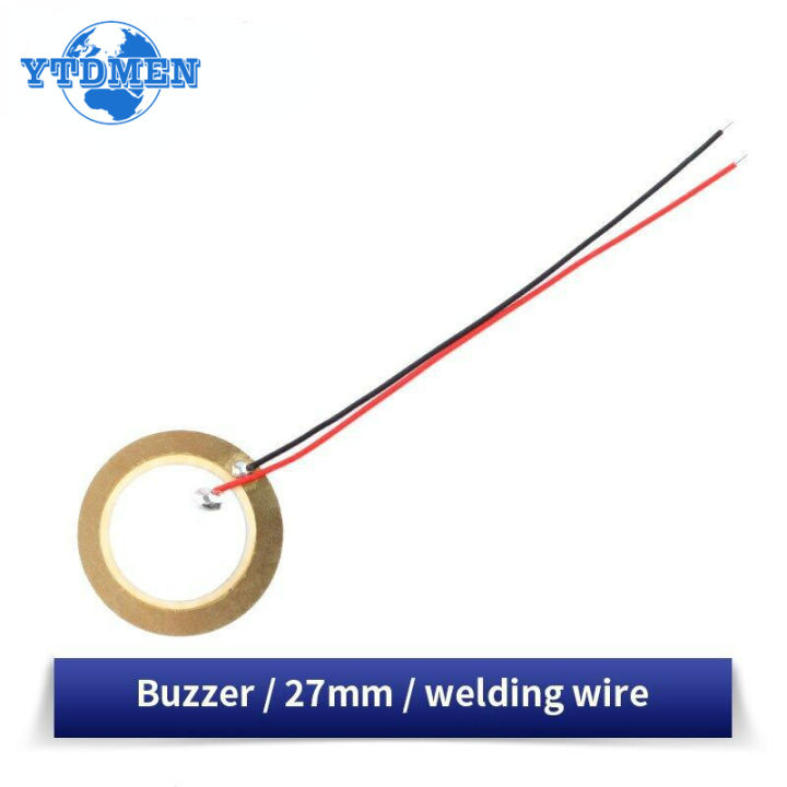 10/20pcs%20Piezoelectric%20Piezo%20Ceramic%20Wafer%20Plate%20Plate%20Piezo%20Element%20Diameter%2027mm%2035mm%20with%20Wire%20for%20Buzzer%20Loudspeaker%20-%20Image%202