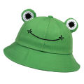 Cute Frog Bucket Hats women Bucket Hat Women Summer Outdoor Sun Fishing Cap Cotton Wild Panama Hats.