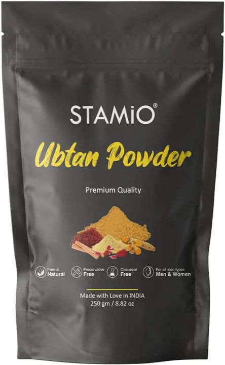 Ubtan for Face, Skin Care, Mask, Body, Bridal, DIY 100 gm | Pure and Natural, Chemical Free | Turmeric, Saffron, Gram flour, Rose Petal, Sandalwood Pack Powder | Men & Women | In Pouch 8.82 oz