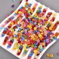 100pcs Mini Buttons Plastic Doll Clothes Round Buckles Buttons for Handmade Cartoon Garment Sewing DIY Craft Needlework. 