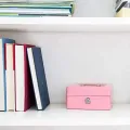 Mini Metal Cash Box Money Bank Change Security Box Portable Kids Coin Collection Gift Storage Money Tank With Lock. 