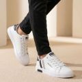 Running High Top Sneakers for Men White Casual Lace Up Shoes All Season Sports Shoes 2023.