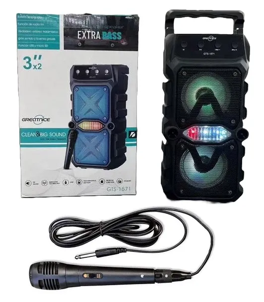 Wireless%20Portable%20Karaoke%20Speaker%20GTS-1571%20With%20Wired%20Microphone%20Support%20Bluetooth,%20Mic,%20FM%20Radio,%20TF%20Memory%20Card%20Reader%20and%20USB%20Pen%20Drive%20-%20Image%204