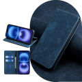 Leather Magnetic Flip Cover Phone Case for itel A50 [RFID Blocking] Shockproof Protection Stand Holder PU Leather Case. 