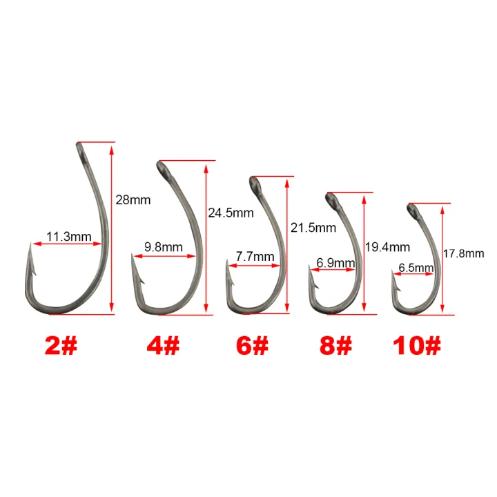 Hirisi%2045pcs%20PTFE%20Coated%20High%20Carbon%20Stainless%20Steel%20Barbed%20Fish%20Hook%20With%20Eye%20Carp%20Fishing%20Accessories%20X501%20-%20Image%203