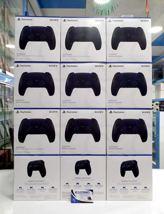 Premium PS5 DualSense Wireless Controller - black | Compatible with PS5 Controller | Ideal for PS5 Slim, Console, Games & More | PS5 Joystick,brand new sealed pack ps5 black controller,ps5 new joystick