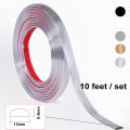 1 Roll Peel And Stick Tile Wall Trim 3m Plastic Edging Trim Liner Flexible Molding for Tile Edge Floor Backsplash Corner Decor. 