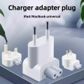 World Travel Plug - EU US UK AU Plug Set for  MacBook Pro/Air Charger, Interchangeable Adapter Tips. 