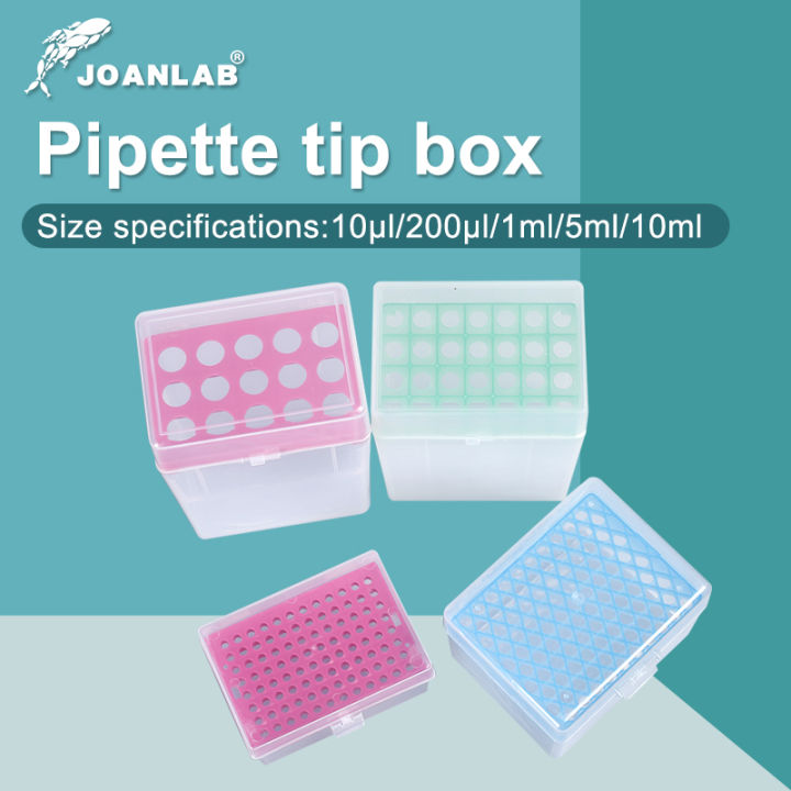 Simple Lab Drip Box JOANLAB Laboratory Pipette Tip Box 10ul 200ul 1ml 5ml 10ml Micropipette ...