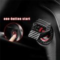 Car Engine Start Stop Switch Button Cover Decorative Auto Accessories Push Button Sticky Cover Car Interior Car-Styling. 
