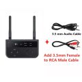 Bluetooth 5.3 Audio Transmitter Receiver Wireless Music Adapter Pair 2 Devices BT 5.0 3.5mm Aux Jack RCA For TV Car PC Headphone. 