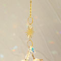 Sun Prism Star Crystal Light Catcher Gardening Decoration Suncatcher Rainbow Outdoor Sun Catchers Window Yard Crystal Home Decor. 